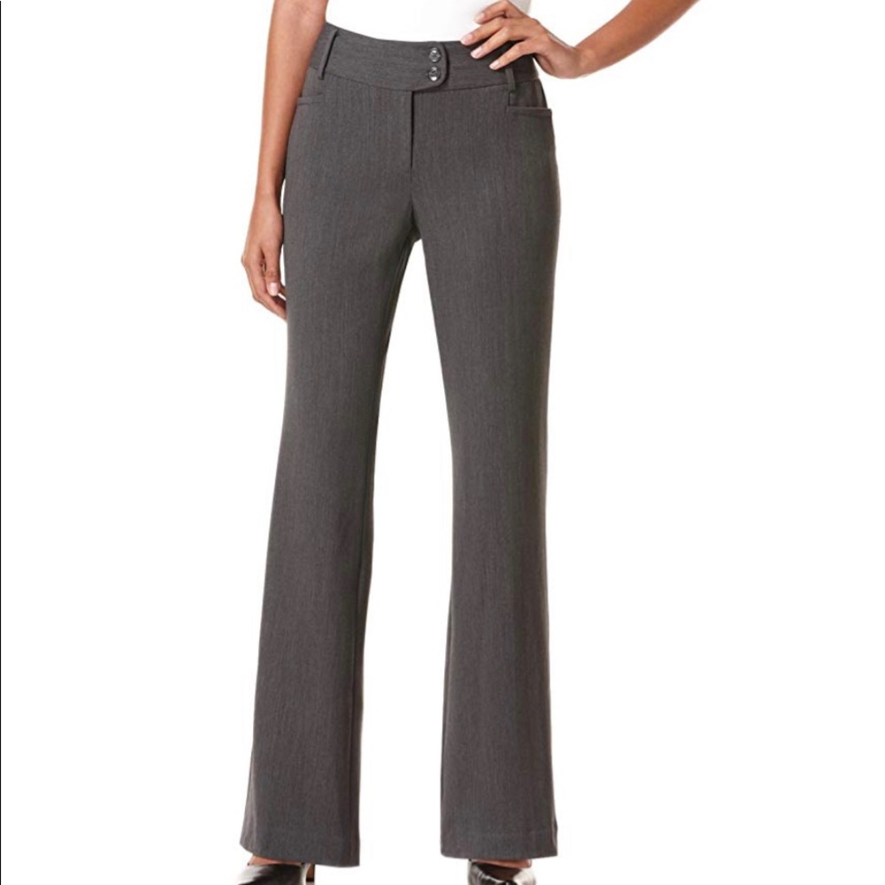 Rafaella Women's Petite Curvy-FitGabardine Trouser
